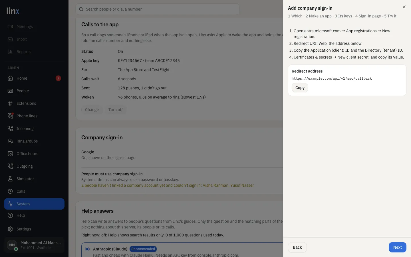 Adding a provider